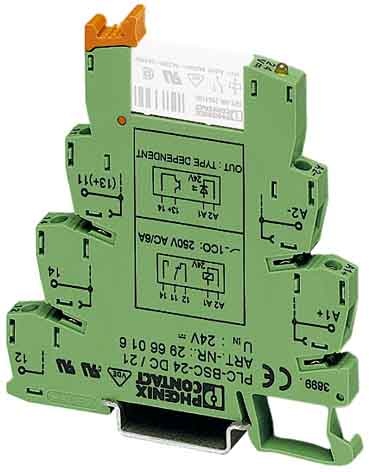 Phoenix Contact PLC-basisklemmeningang 24VAC/DC PLC-BSC- 24UC/21 NIEUW