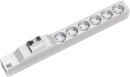 Bachmann 19inch socket strip 6f protec.1HE,1xFI,alu...