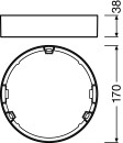 LEDVANCE mounting frame DL SLIMFRAME DN155WT NEW