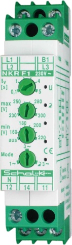 Schalk Netbewakingsrelais w.Drehf. 3x230/400V NKR F1 NIEUW