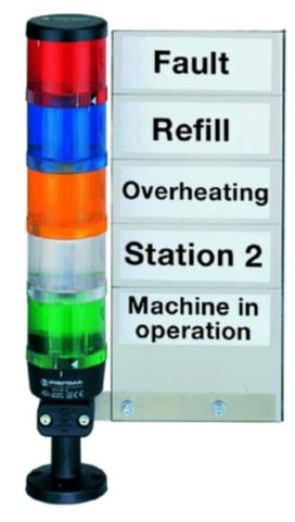 Werma labelling panel for combination signal 96000005 NEW