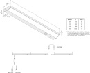 Hera LED onderkast armatuur ModuLite F900mm nw 20202580303 NIEUW