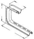 Staffa di supporto Niedax per fissaggio a soffitto. TKSU...