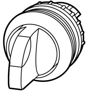 Eaton (Moeller) Verlichte keuzeschakelaar met knevel 3 posities, wit M22-WLK3-W NIEUW