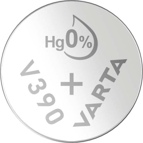 Batteria per orologi Varta Cons.Varta 1.55V/59mAh/Argento V 390 pz.1 NUOVO