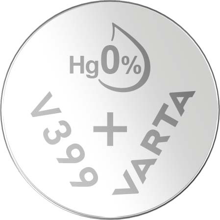 Batteria per orologi Varta Cons.Varta 1.55V/42mAh/Argento V 399 pz.1 NUOVO