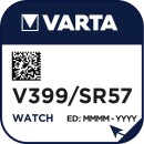 Batteria per orologi Varta Cons.Varta 1.55V/42mAh/Argento V 399 pz.1 NUOVO