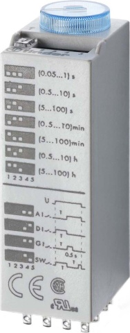 Finder Miniaturowy przekaznik czasowy Versp.230VAC 4W 5A 85.04.8.240.0000 NOWOSC