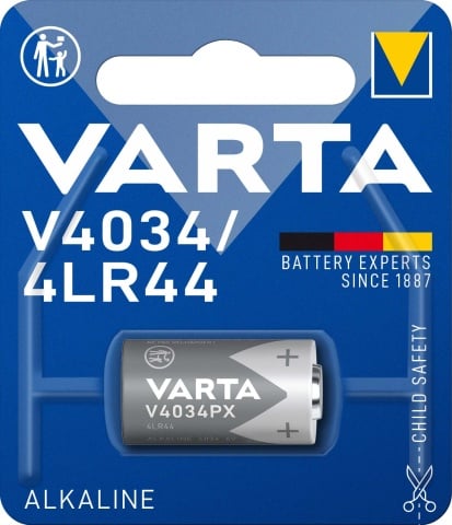 Varta Cons.Varta Batteria Elettronica 6.0V/100mAh/Alcali V 4034 PX Bli.1 NUOVA