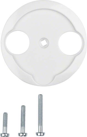 Berker centre plate pws for aerial box 2hole 103920 NEW