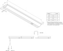 Hera LED apparecchio sottopensile 450mm 8W 230V ww...