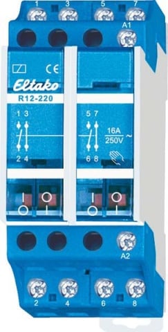 Eltako Schaltrelais 2S,2Ö,16A,230V R12-220-230V NEU