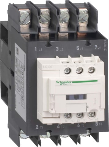 Schneider Electric Contacteur de puissance 4P,60A,230V 50/60HZ LC1DT60AP7 NOUVEAU