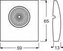 Busch-Jaeger Hood kl for 2661 WS-53 2863-11-53 NEW