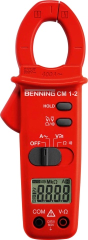 Benning Pinza amperometrica digitale CM1-2 NUOVO