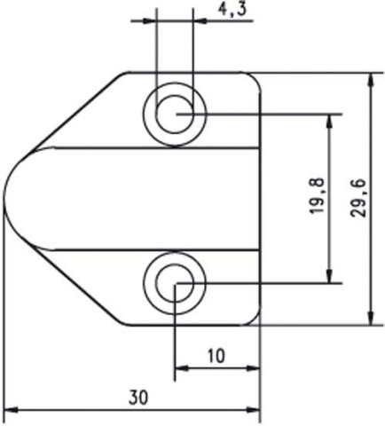 Assa Abloy effeff cavo di transizione ottone 30cm 10318 lunghezza 30cm NUOVO