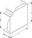 Kleinhuis Equerre plate rws W60110.3 NOUVEAU