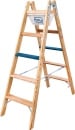 Geis&Knoblauch Escalera de madera ERGO Plus 2x6...