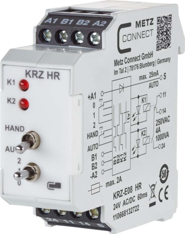 Modulo di interfaccia Metz Connect 1W KRZ-E08 HR 24ACDC NUOVO