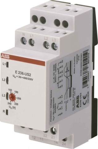 ABB Stotz S&J Onderspanningsrelais 2W 1.7W E236-US2 NIEUW