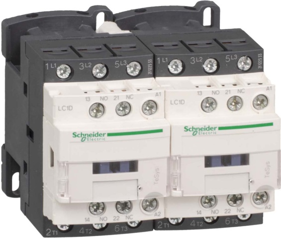 Schneider Electric Contacteur-inverseur 12A 230V 50/60HZ LC2D12P7 NOUVEAU