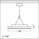 Zumtobel Group LED pendant luminaire 5800-840 EVG ASQ1...