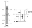 WAGO GmbH & Co. KG Terminale di uscita digitale 4DO 24VDC 0,5A 750-504 NUOVO