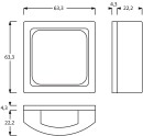 Busch-Jaeger Disque central dav/sws...