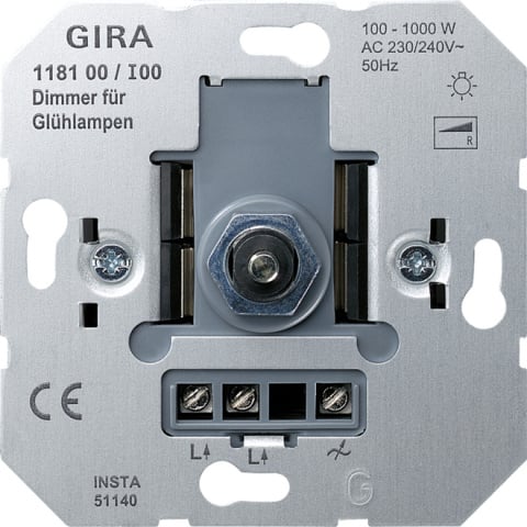 Gira dimmer insert 100-1000W 118100 NUEVO