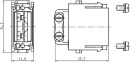 Module adaptateur Harting sans insert D-Sub 09140009931...