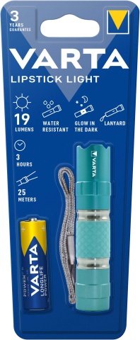 Varta Cons.Varta Light Lipstick Light incl. 1AA 16617 NUOVO