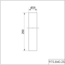 Werma Pipe D=25mm 97584025 NEW