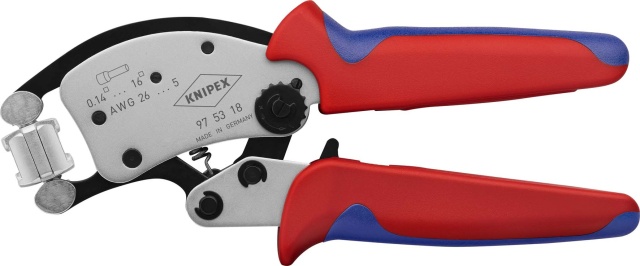 Knipex-Werk Adereindhuls krimptang 0.14-16qmm 97 53 18 SB NIEUW