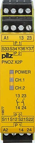 Pilz Dispositif darrêt durgence 24VACDC 2n/o PNOZ X2P #777303 NOUVEAU