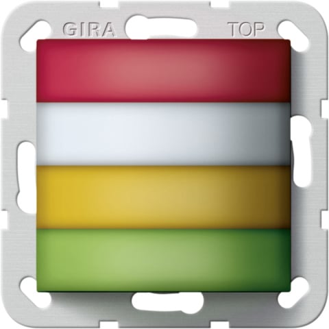 Gira luce di segnalazione ambiente rosso/bianco/giallo/verde 594400 NUOVO