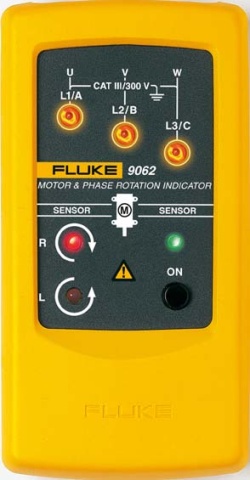 Fluke Rotating Field Indicator w. Motor Rotat. FLUKE-9062 NEW