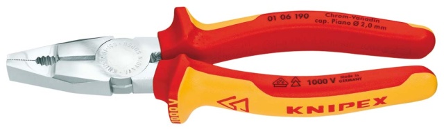 Pince combinée Knipex-Werk isolée, 190mm 01 06 190 NOUVEAU