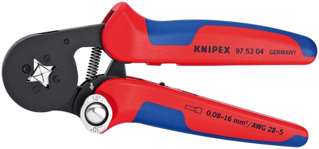 Knipex-Werk Alicates de presión para terminales de cable 180mm 97 53 04 SB NUEVO