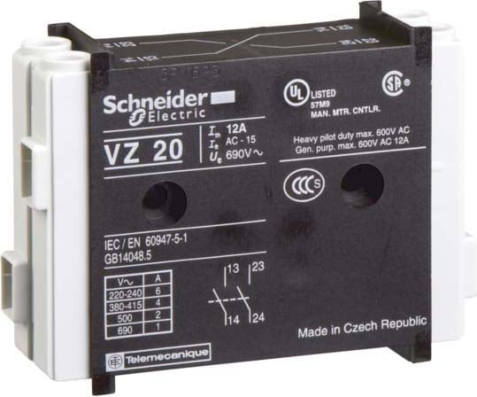 Schneider Electric módulo de contacto auxiliar 1S/1Ö f.V1-V6 VZ7 NUEVO