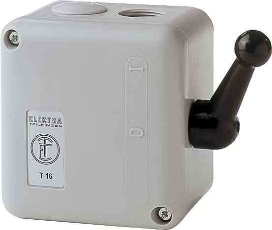 Elektra Tailfingen Interrupteur marche/arrêt iso-capsulé TAT 16 NOUVEAU