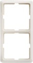 Cornice Elso 2gang bianco perla ELG204210 NUOVO