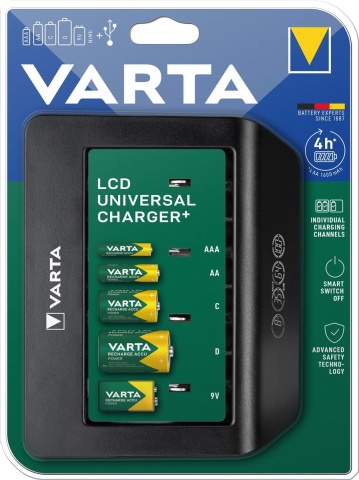 Varta Cons.Varta LCD Caricatore Universale+ 57688101401 NUOVO