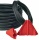 Flexa solid plastic corrugated hose black FLEXAzip AD21,2 10m NEW