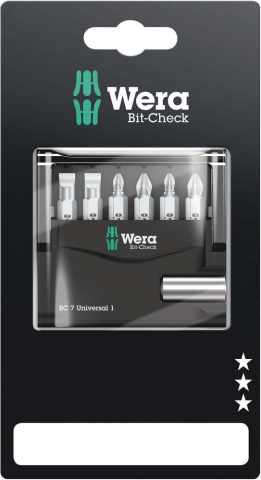 Wera Werk Standard Bits Mini Check 073406 NUOVO