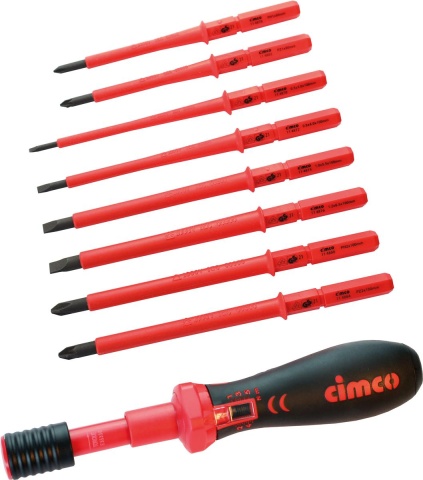 Cimco torque screwdriver set VDE, 9 pcs. 114806 NEW