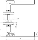 Assa Abloy Codice effeff Maniglia Versione B VK 8mm...