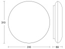 Steinel Sensor LED Light IP54 nw DL Vario Qua #068196 NUOVO