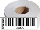 Benning Barcode Labels No. 1-1000 756301 NEW