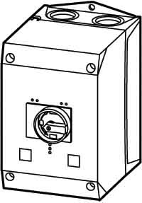 Eaton (Moeller) Isolerende behuizing voor motorbeveiligingsschakelaar CI-K4-PKZ4-G NIEUW