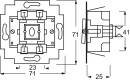 Busch-Jaeger-wisselschakelaar b.v. ventilatorschakelaar...